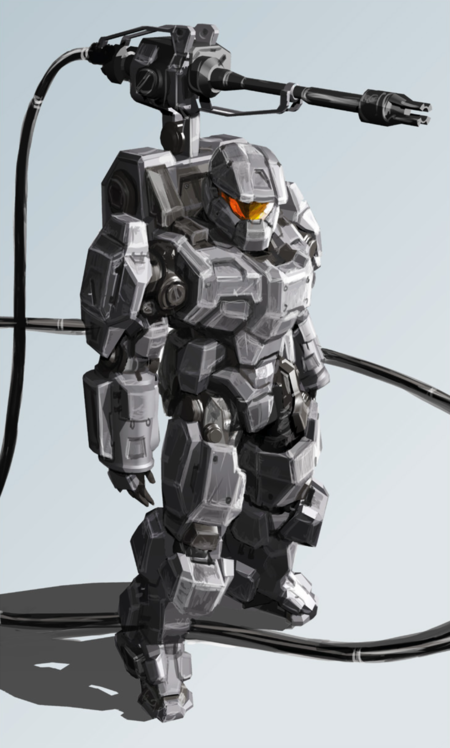 HRUNTING Mark I exoskeleton - Armor - Halopedia, the Halo wiki