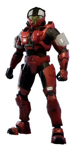 Halo 3 Series 2 Red CQB Spartan Soldier Action Figure