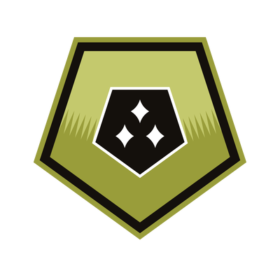 Gold rank icon.