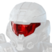 Dragoon visor icon from the Halo Infinite Multiplayer Tech Preview.