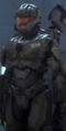 Close up of the CQB-like Mark IV armor worn by Samuel-034.