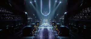 The trial of Thel 'Vadamee in a High Council session.