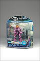 The pink Spartan EVA figure in package.