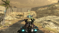 An AA Wraith being used on Lost Platoon in the Halo: The Master Chief Collection version of Halo 3: ODST.