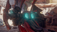 The interior of a Sword Shade in Halo 5: Guardians.