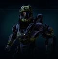 Recruit (BRN) armor in the Halo 5 beta.