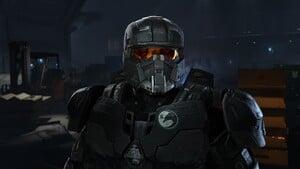 An official screenshot of Vannak-134's canon depiction using Halo Infinite customization items.