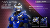 A render of the Decimator armor presented in games leading up to the Halo World Championship of 2016.