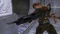 A Flood combat form wielding a BR55 in Halo 2.