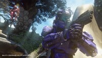 A Spartan wielding the M6H2 magnum.