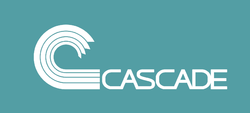 The logo of Cascade.