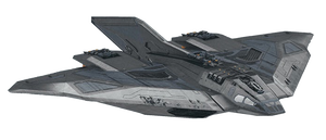 A render of the C712 Longsword developed by Blur Studio for Halo 2: Anniversary's cutscenes.