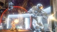An active Pulse Grenade in a Halo 4 multiplayer match.