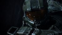 Detail of the Master Chief's helmet in Scanned.