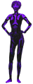 A full-body portrait of Cortana in Halo: Combat Evolved.