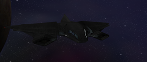 John-117's C709 Longsword in Halo: Combat Evolved campaign level The Maw.