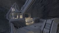The outdoor bridge overlooking the control room in Halo 2: Anniversary.