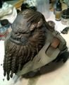 A view of the Blur Studios' Atriox statue during detailing.