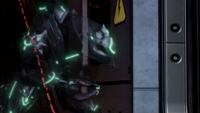 A Sangheili employing the Ossoona harness and active camouflage in Halo 3.