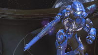 A Spartan-IV utilizing the "Regent" variant of Mark VI GEN2.