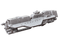 Side-low view of the Epoch-class carrier.