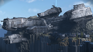 The UNSC Mortal Reverie crashed on Installation 07.