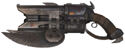 A cutout of the Paegaas Workshop Spiker.