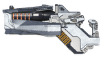 A transparent crop of the Halo Infinite Sentinel Beam in-game model. Courtesy of User:BaconShelf.