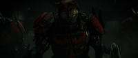 A Jiralhanae clad in Banished gear in Halo Wars 2.