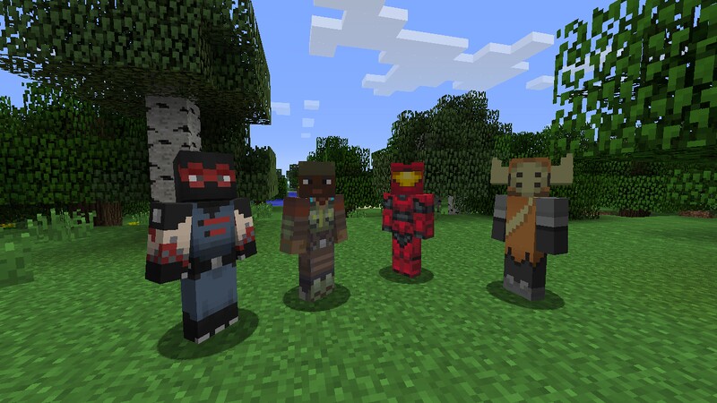 File:MC Skin Pack 4 Skins example.jpg