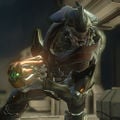 A Sangheili Commander with a Elo'Nakada-pattern concussion rifle.