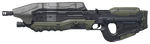 A render of the MA5D assault rifle.
