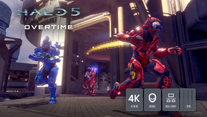 Banner of Halo 5's Overtime update.
