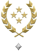 Multiplayer career rank insignia for Halo Infinite.