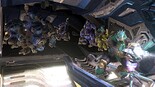 A pack of Brutes, consisting of many ranks, in Halo 3.