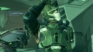 TJ Murphy in Halo 4 Spartan Ops,