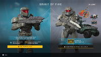 Spirit of Fire operation choices.