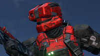 A Spartan-IV utilizing the default ULLR helmet on a game on Deadlock.