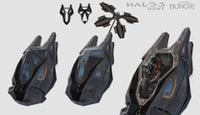 Concept art of a SOEIV drop pod for Halo 3: ODST.