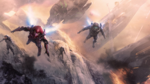 Concept art used for the Enemy of my Enemy achievement.