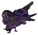The underside of the early Phantom Dropship in the Halo 2 E3 Demo.
