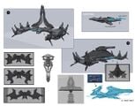Concept art for the Kraken and its defences.