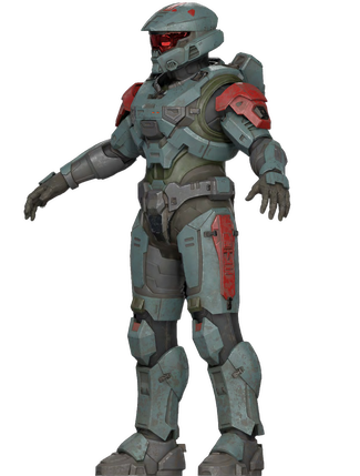 Front 135 degree image of the MK VII armor from OFFICIAL COSPLAY GUIDE: MARK VII.