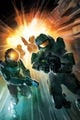 Blue Team on the cover of Halo: Escalation#10.