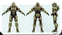 Concept art of MJOLNIR [GEN2] Scout armor variant.