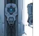 Halo 4 concept art of a Forerunner "beam hole".
