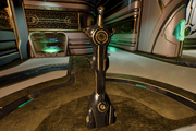 A Sangheili training dummy.