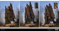 Concept art of the hollow tree.