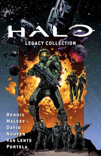 The cover artwork for the Halo: Legacy Collection.