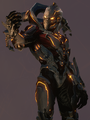The Ur-Didact clad in full armor, achieved via Theater trick.